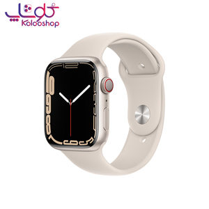  ساعت هوشمند اپل مدل Apple Watch Series 7 45mm استارلایت 